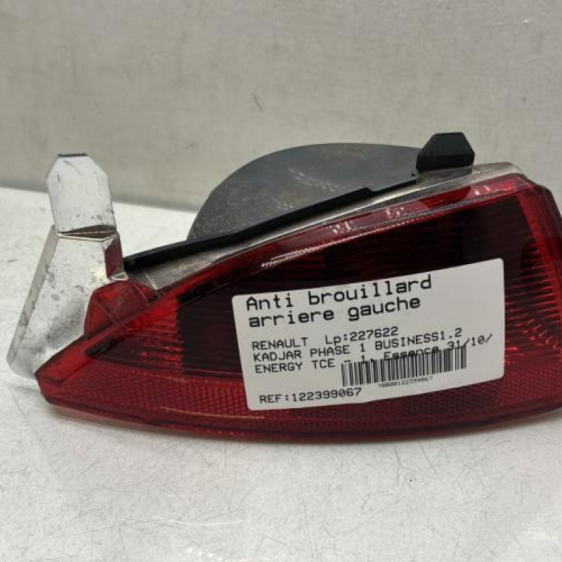 Anti brouillard arriere gauche RENAULT KADJAR Photo n°1