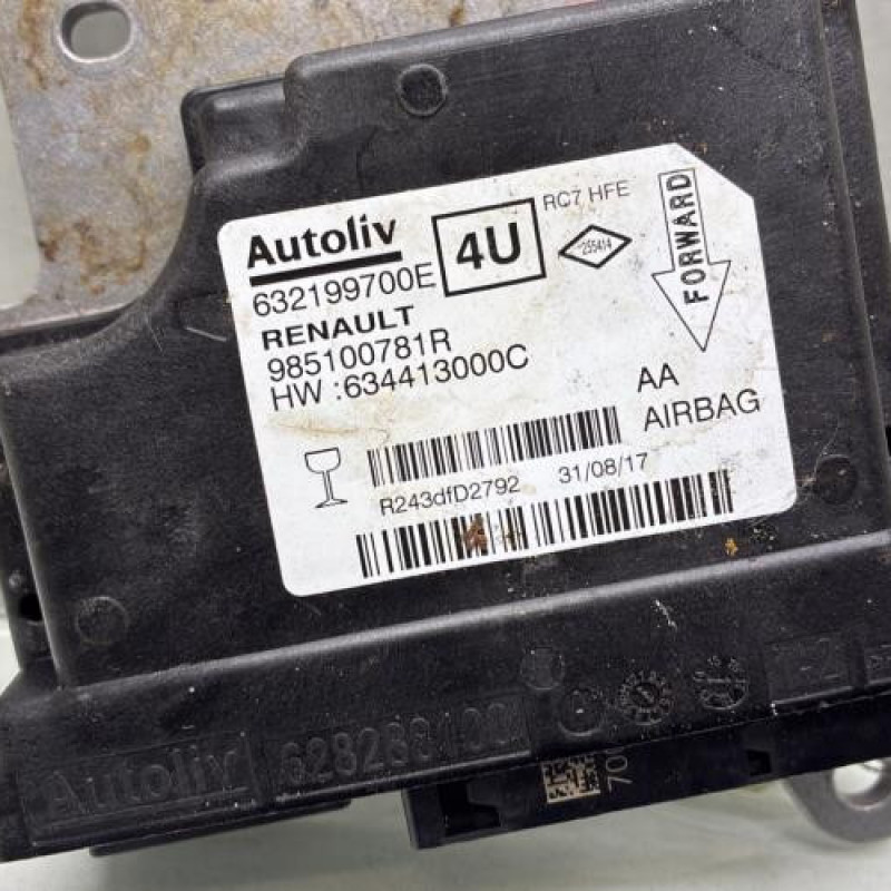 Boitier air bag RENAULT KADJAR Photo n°2