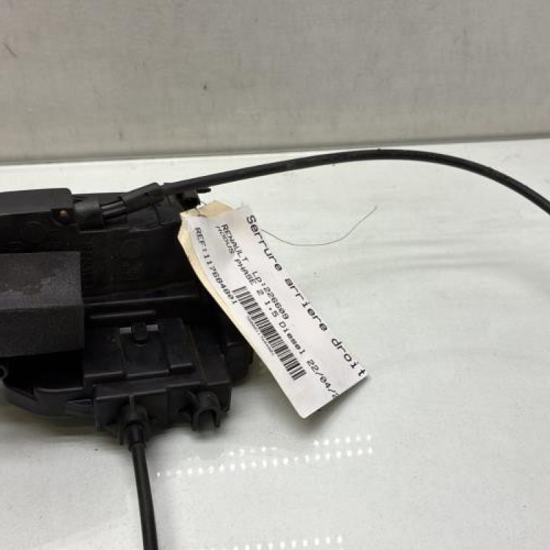 Serrure arriere droit RENAULT MODUS Photo n°2