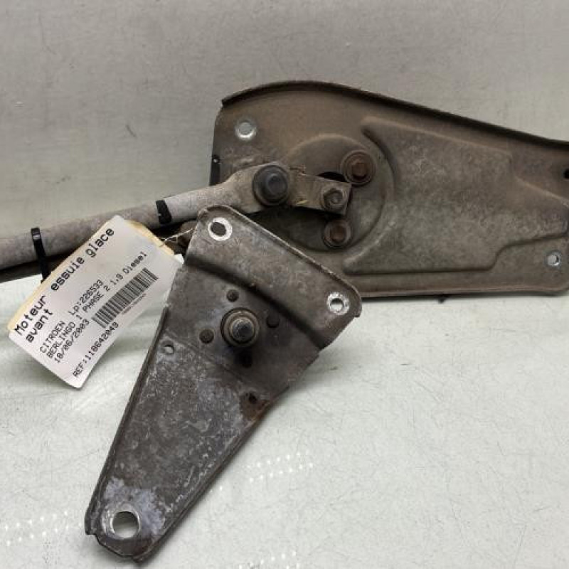 Moteur essuie glace avant CITROEN BERLINGO 1 Photo n°2