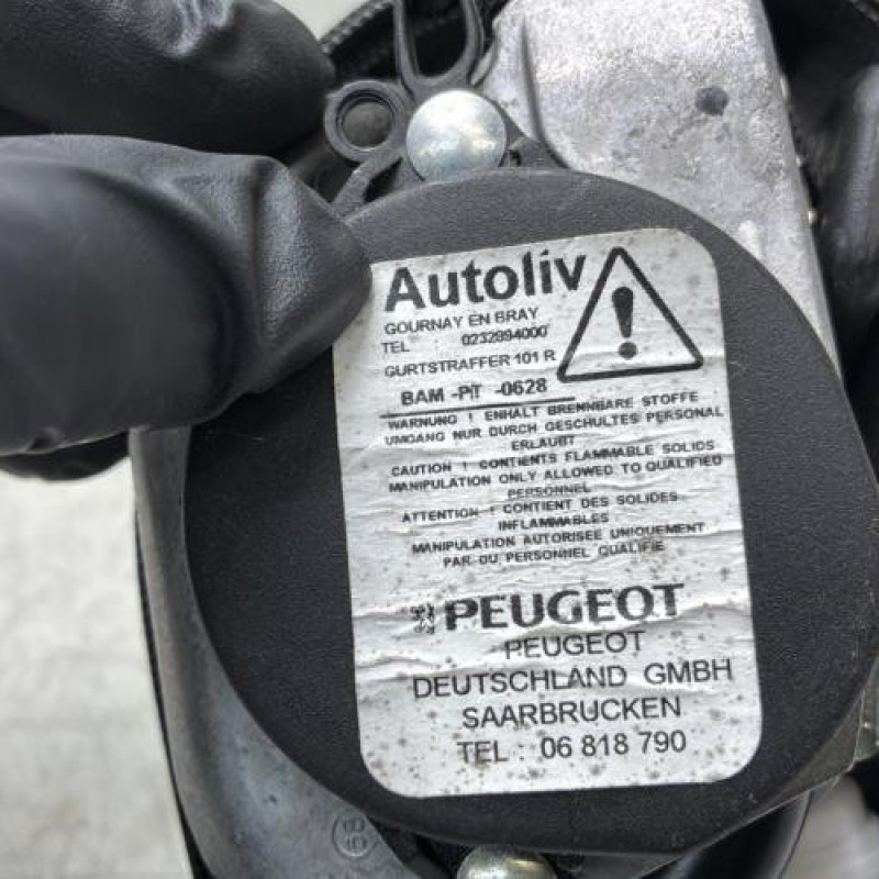Pretensionneur de ceinture avant gauche PEUGEOT 208 1 Photo n°4