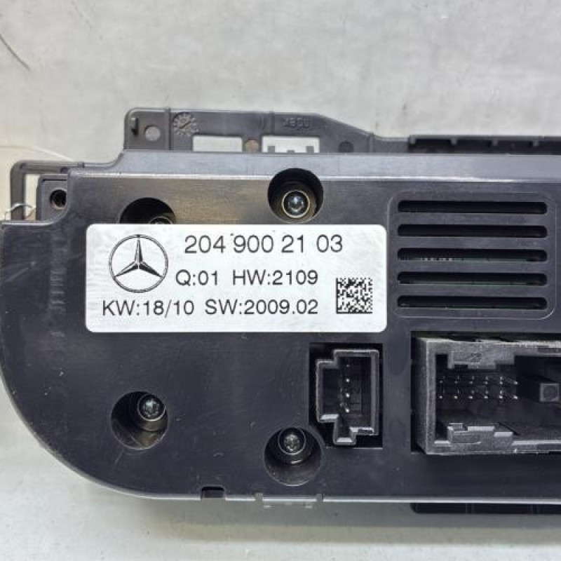 Commande chauffage MERCEDES CLASSE C 204 Photo n°4