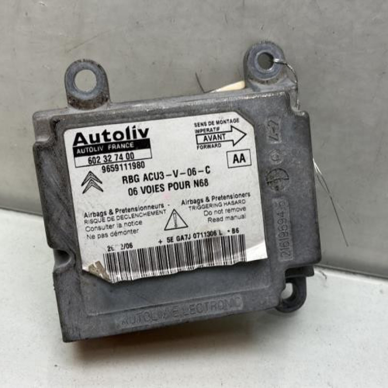 Boitier air bag CITROEN XSARA PICASSO Photo n°1