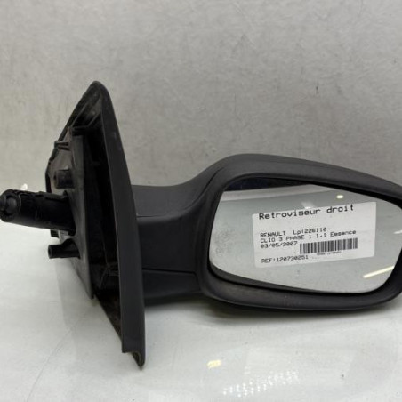 Retroviseur droit RENAULT CLIO 3 Photo n°1