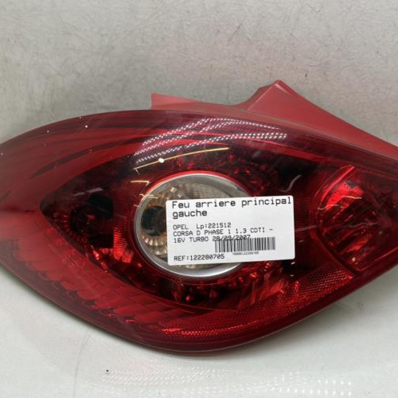 Feu arriere principal gauche (feux) OPEL CORSA D Photo n°1