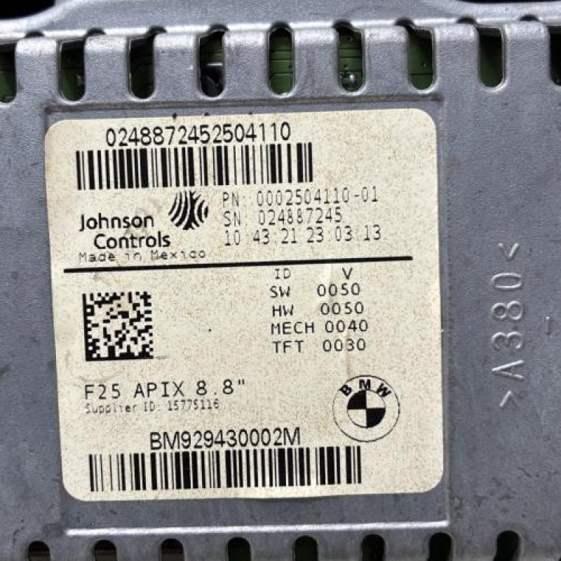 Ecran GPS BMW X3 F25 Photo n°3