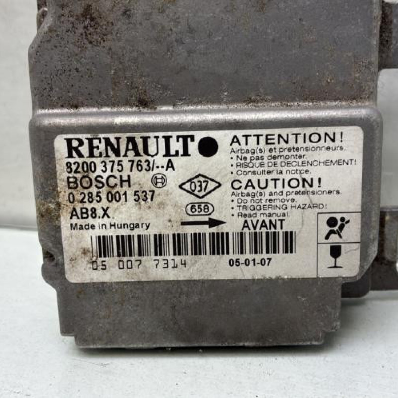Boitier air bag RENAULT CLIO 2 Photo n°2