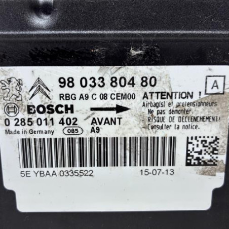 Boitier air bag PEUGEOT 208 1