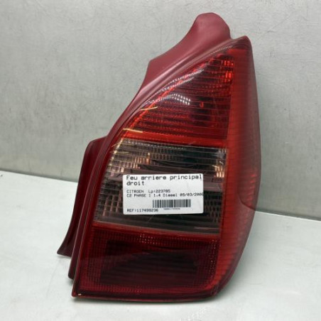 Feu arriere principal droit (feux) CITROEN C2 Photo n°1