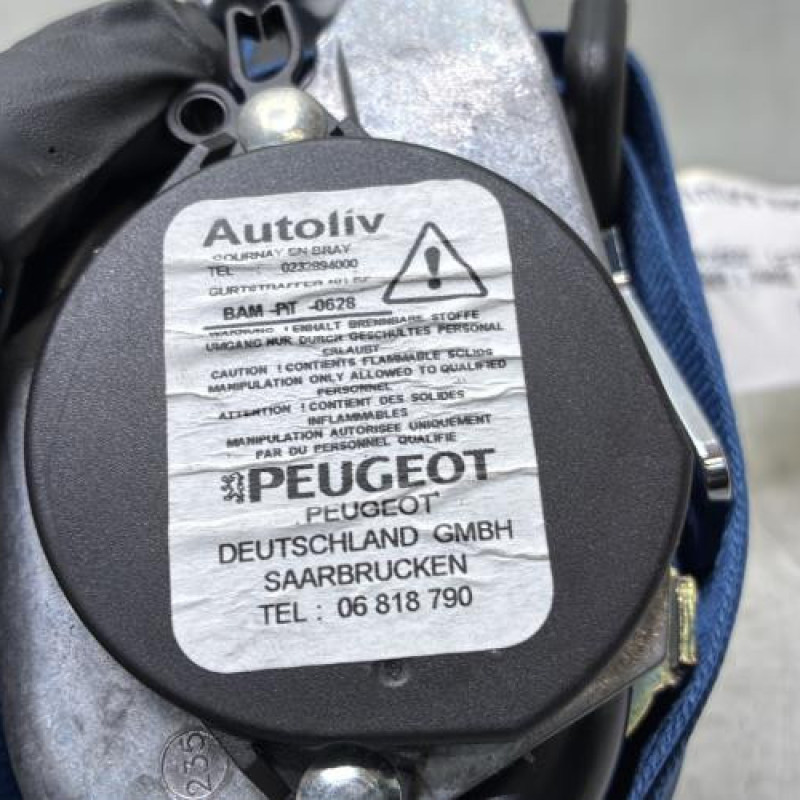 Pretensionneur de ceinture avant gauche PEUGEOT 208 1 Photo n°7