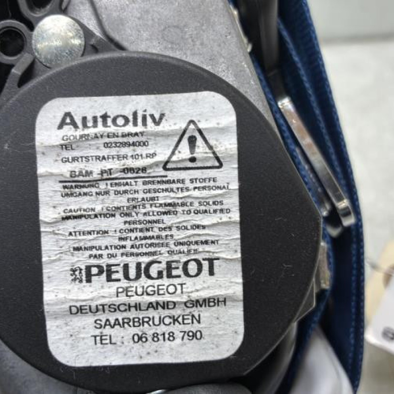 Pretensionneur de ceinture avant droit PEUGEOT 208 1 Photo n°7