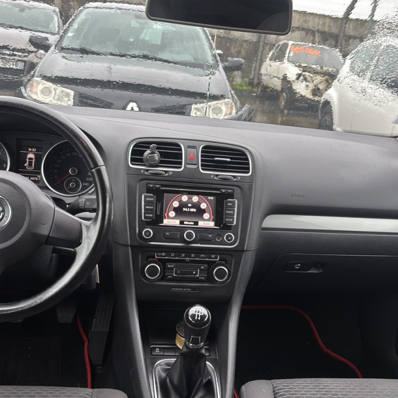VOLKSWAGEN GOLF 6 1.6 TDI - 16V TURBO Photo n°9