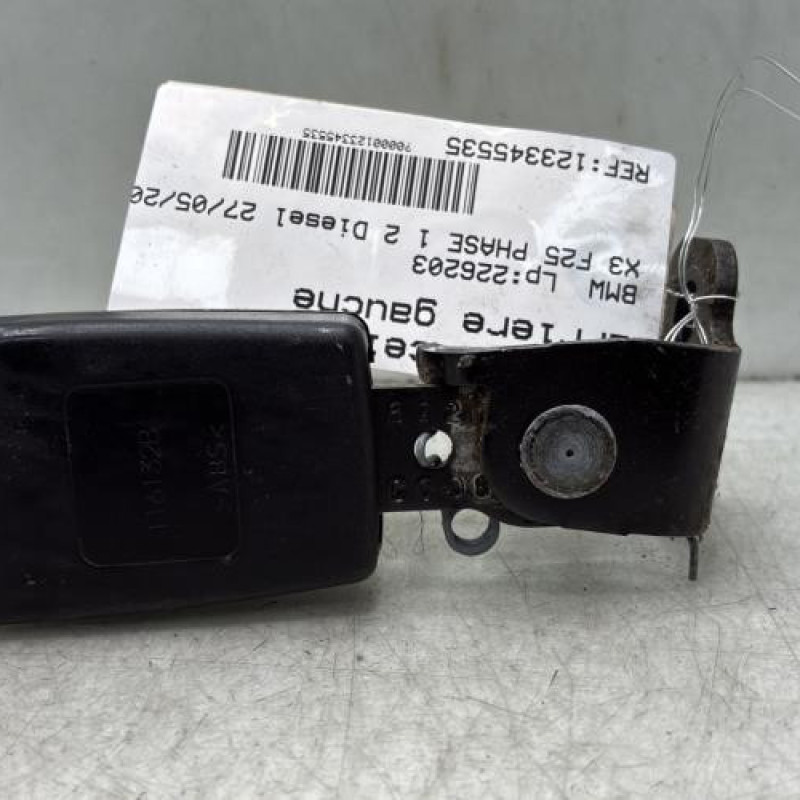 Attache ceinture arriere gauche BMW X3 F25 Photo n°2