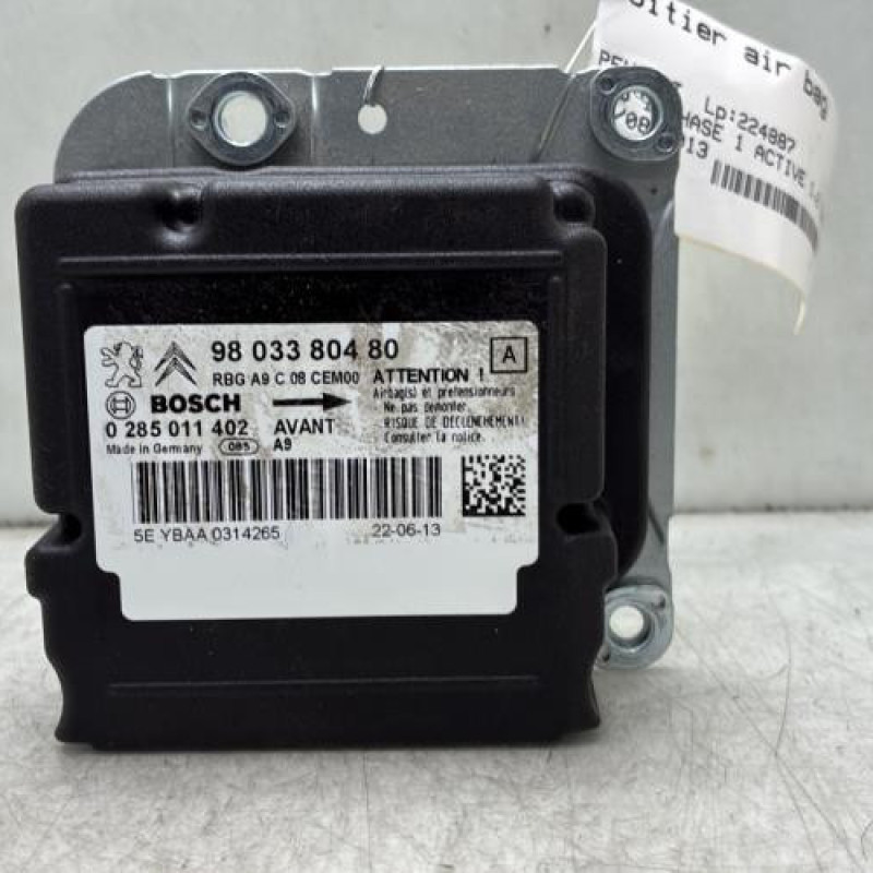 Boitier air bag PEUGEOT 208 1 Photo n°1