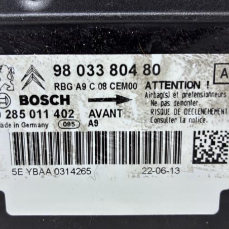 Boitier air bag PEUGEOT 208 1
