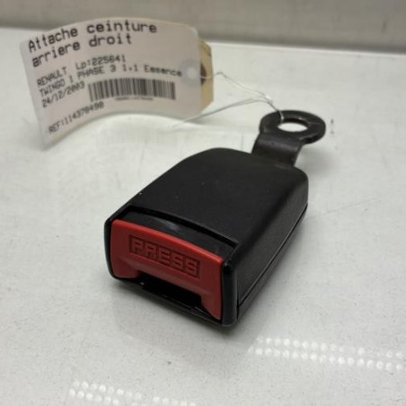 Attache ceinture arriere droit RENAULT TWINGO 1 Photo n°1