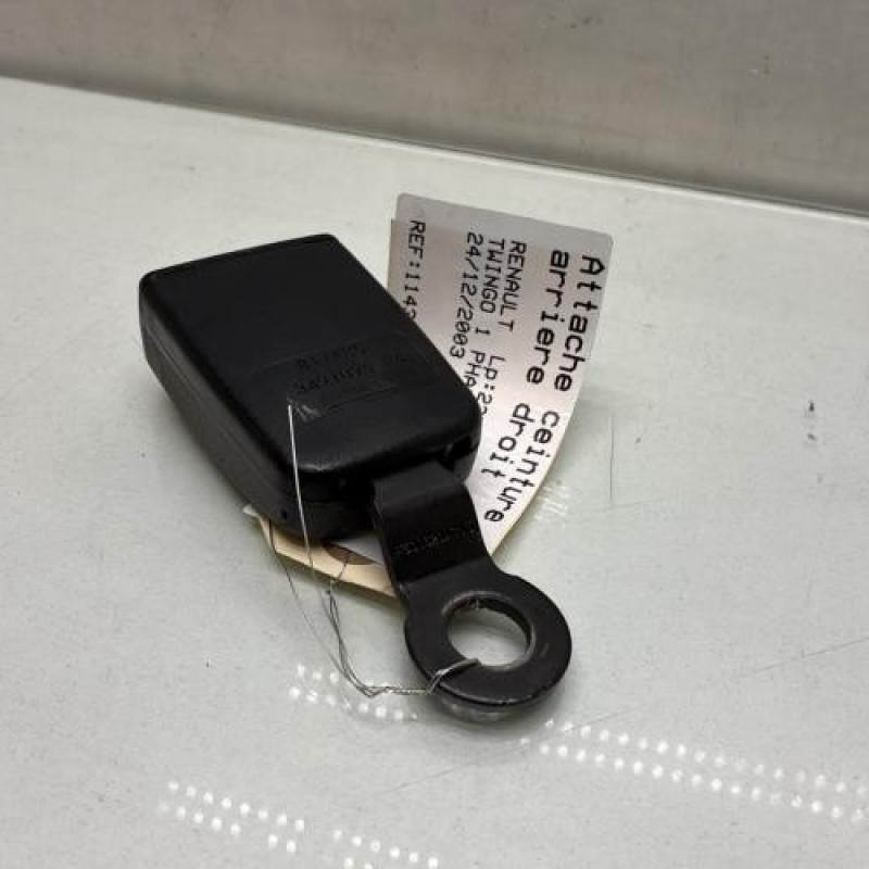 Attache ceinture arriere droit RENAULT TWINGO 1 Photo n°3