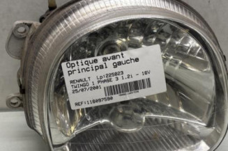 Optique avant principal gauche (feux)(phare) RENAULT TWINGO 1 Photo n°1