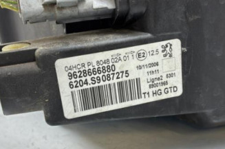 Optique avant principal gauche (feux)(phare) PEUGEOT 206