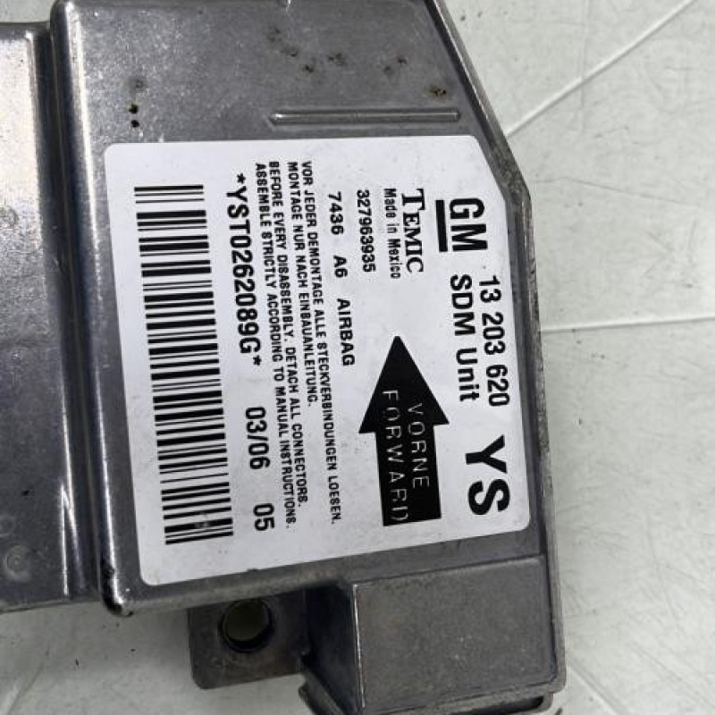 Boitier air bag OPEL MERIVA A Photo n°4