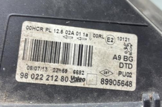 Optique avant principal droit (feux)(phare) PEUGEOT 208 1