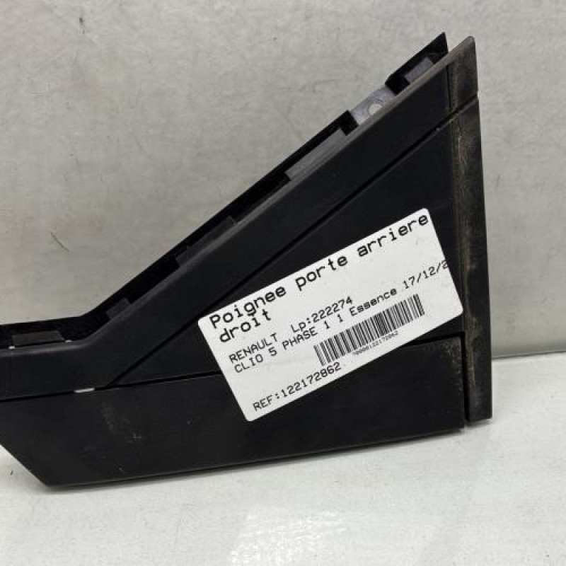 Poignee porte arriere droit RENAULT CLIO 5 Photo n°1