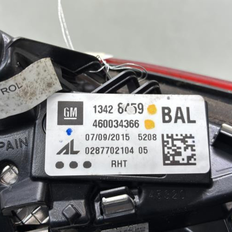 Feu arriere secondaire gauche (feux) OPEL CORSA E Photo n°3