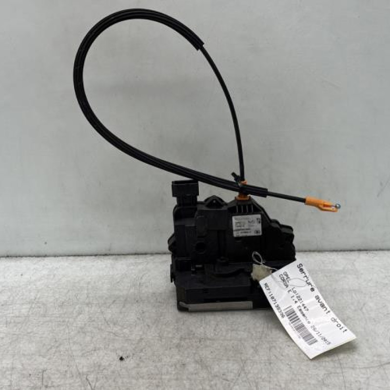 Serrure avant droit OPEL CORSA E Photo n°1