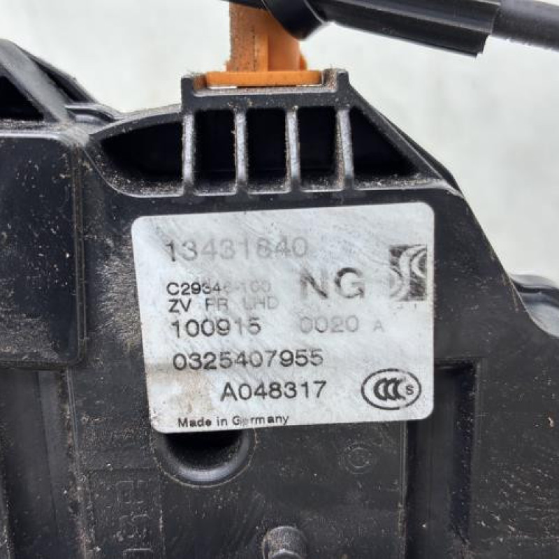 Serrure avant droit OPEL CORSA E Photo n°3