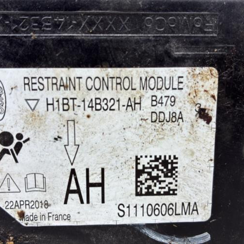 Boitier air bag FORD FIESTA 7 Photo n°2