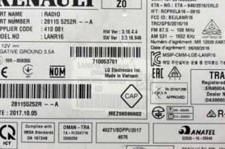 Autoradio d'origine RENAULT MEGANE 4