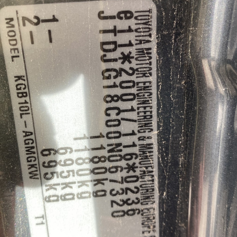 TOYOTA AYGO 1 PHASE 1 1.0i - 12V Photo n°35