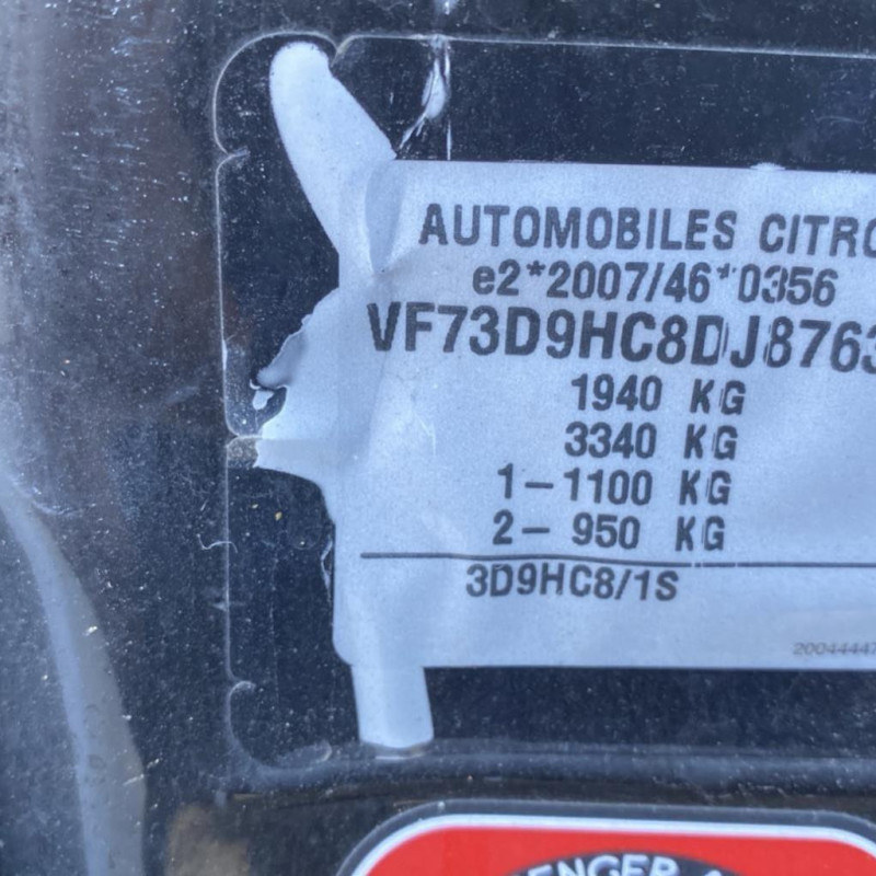 CITROEN C4 PICASSO 2 PHASE 1 1.6 HDI - 8V TURBO Photo n°19