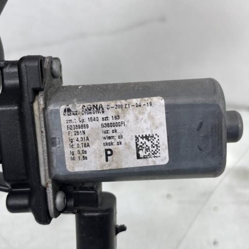 Leve vitre electrique avant droit FIAT 500 2 Photo n°3