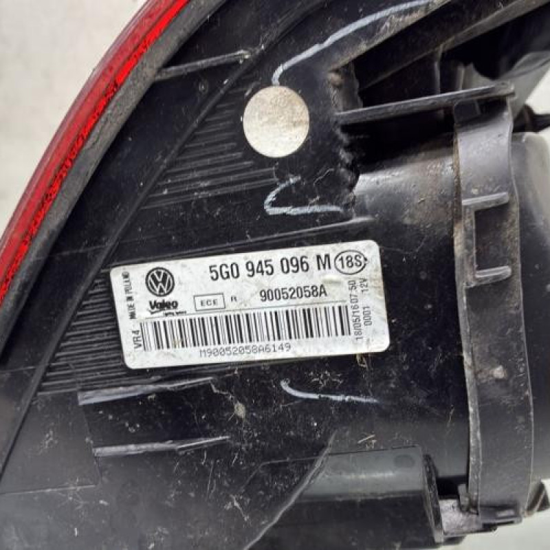 Feu arriere principal droit (feux) VOLKSWAGEN GOLF 7 Photo n°3