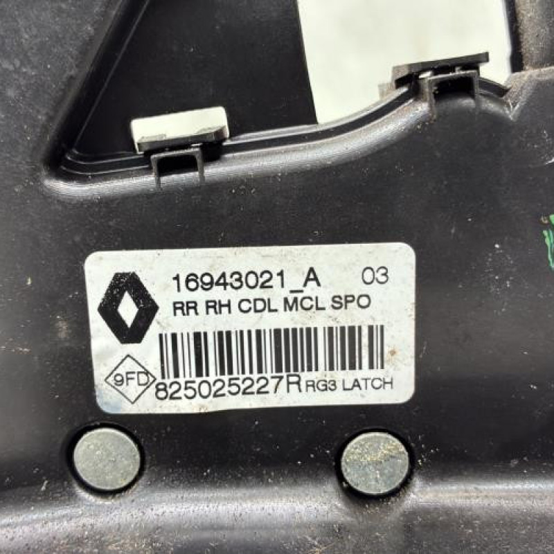 Serrure arriere droit RENAULT MEGANE 4 Photo n°3