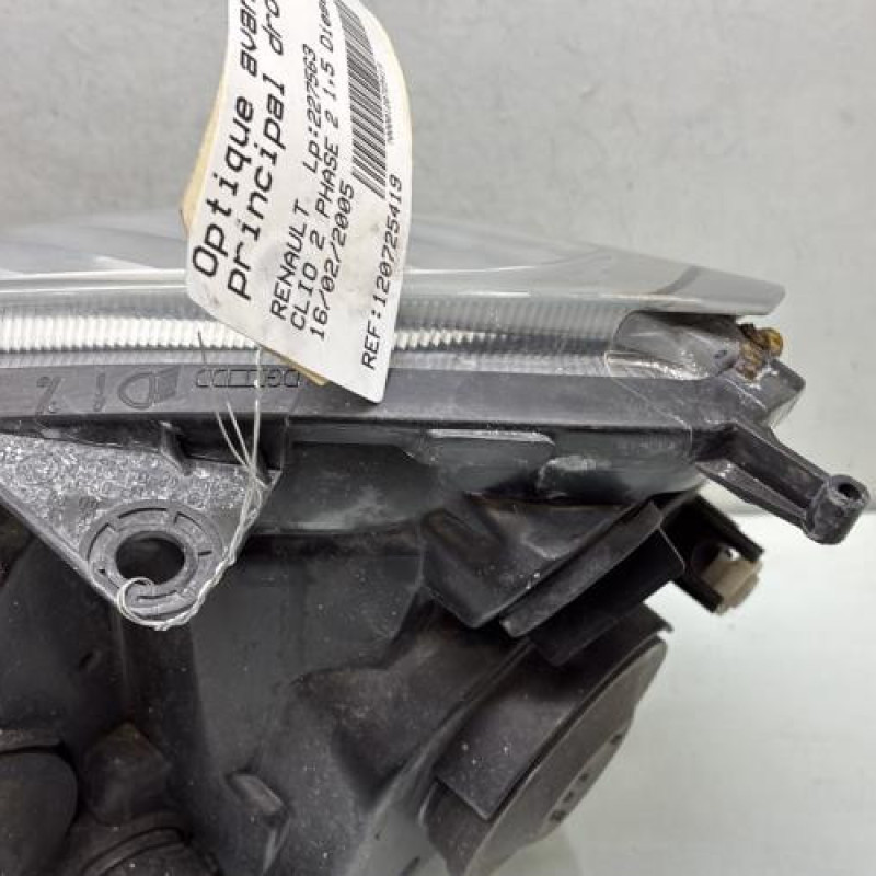 Optique avant principal droit (feux)(phare) RENAULT CLIO 2 Photo n°4