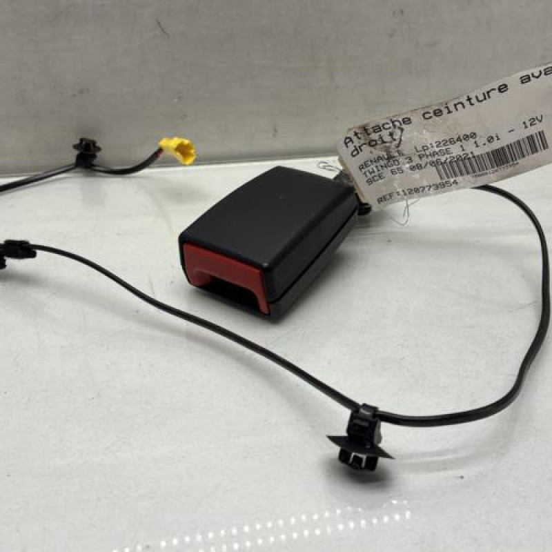 Attache ceinture avant droit RENAULT TWINGO 3 Photo n°1
