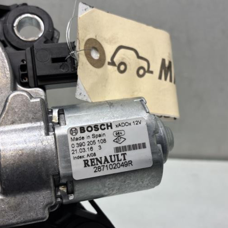 Moteur essuie glace arriere RENAULT TWINGO 3 Photo n°3