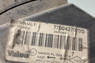 Optique avant principal droit (feux)(phare) RENAULT MEGANE 1