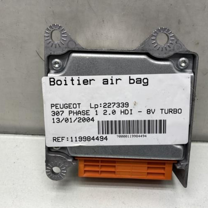 Boitier air bag PEUGEOT 307 Photo n°4