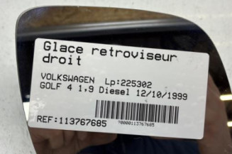 Glace retroviseur droit VOLKSWAGEN GOLF 4 Photo n°1