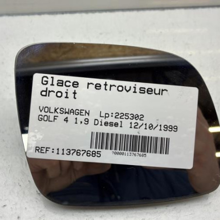 Glace retroviseur droit VOLKSWAGEN GOLF 4 Photo n°1