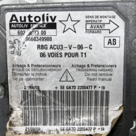 Boitier air bag PEUGEOT 206+
