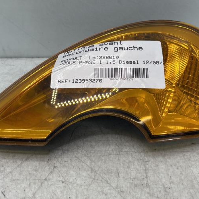 Optique avant secondaire gauche (feux)(clignotant) RENAULT MODUS Photo n°1
