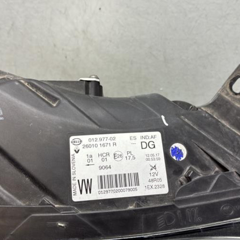 Optique avant principal droit (feux)(phare) RENAULT CAPTUR 1 Photo n°6