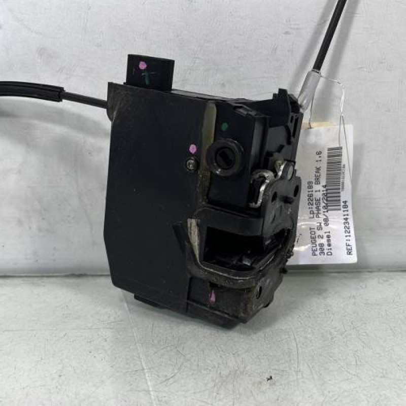 Serrure arriere gauche PEUGEOT 308 2 SW Photo n°1