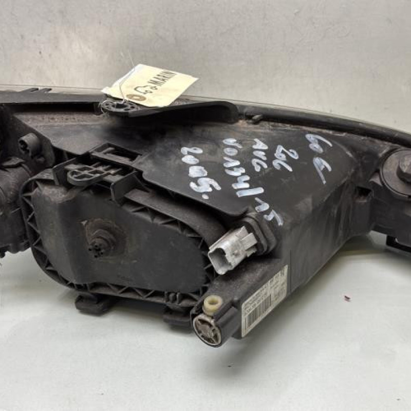 Optique avant principal gauche (feux)(phare) PEUGEOT 206 Photo n°3