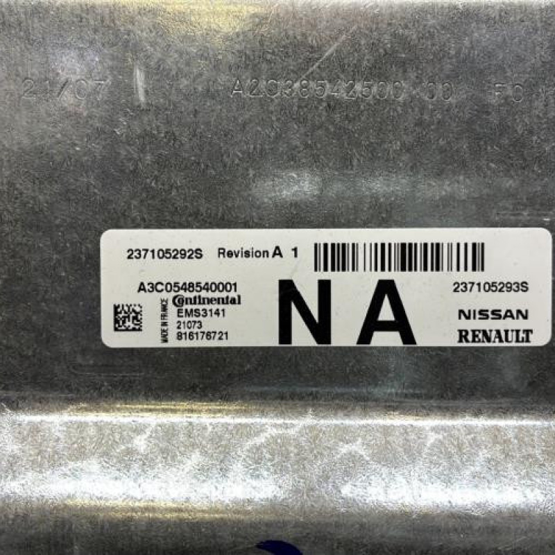 Calculateur moteur RENAULT TWINGO 3 Photo n°2