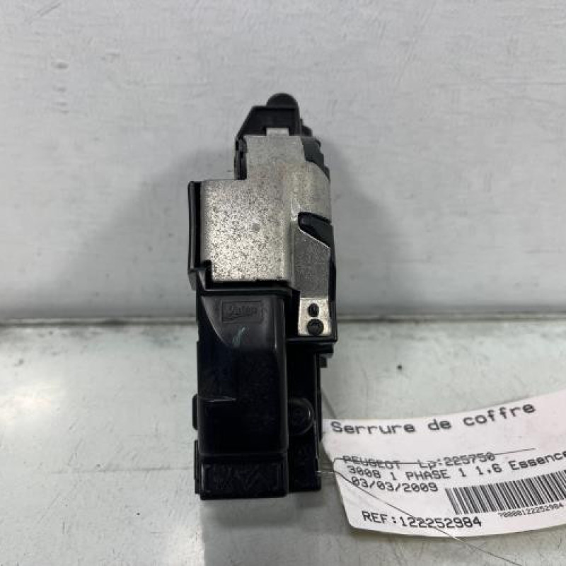 Serrure de coffre PEUGEOT 3008 1 Photo n°1